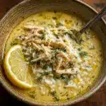 Mediterranean Lemon Chicken Soup Recipe