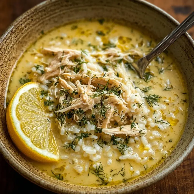 Mediterranean Lemon Chicken Soup Recipe
