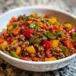 Ground turkey and peppers Recipe
