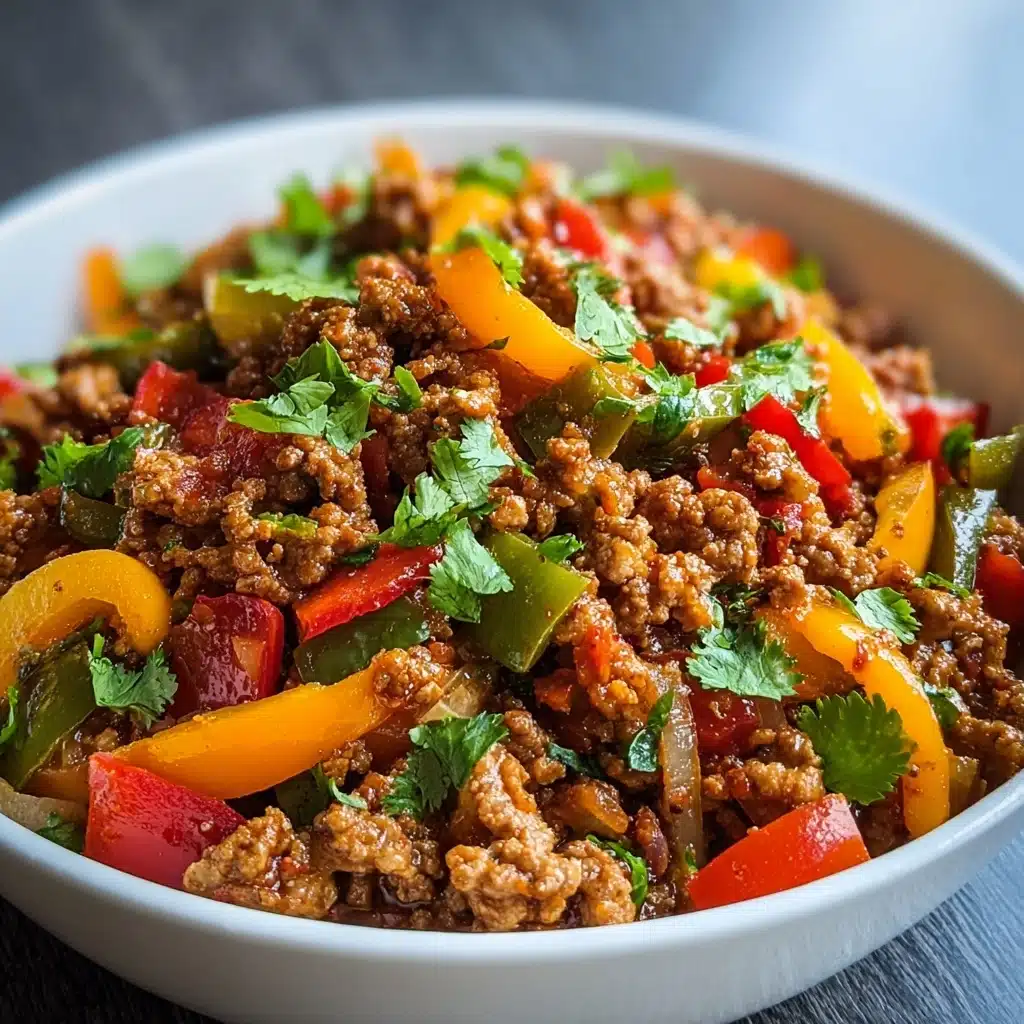 Ground turkey and peppers Recipe - Recipe Image