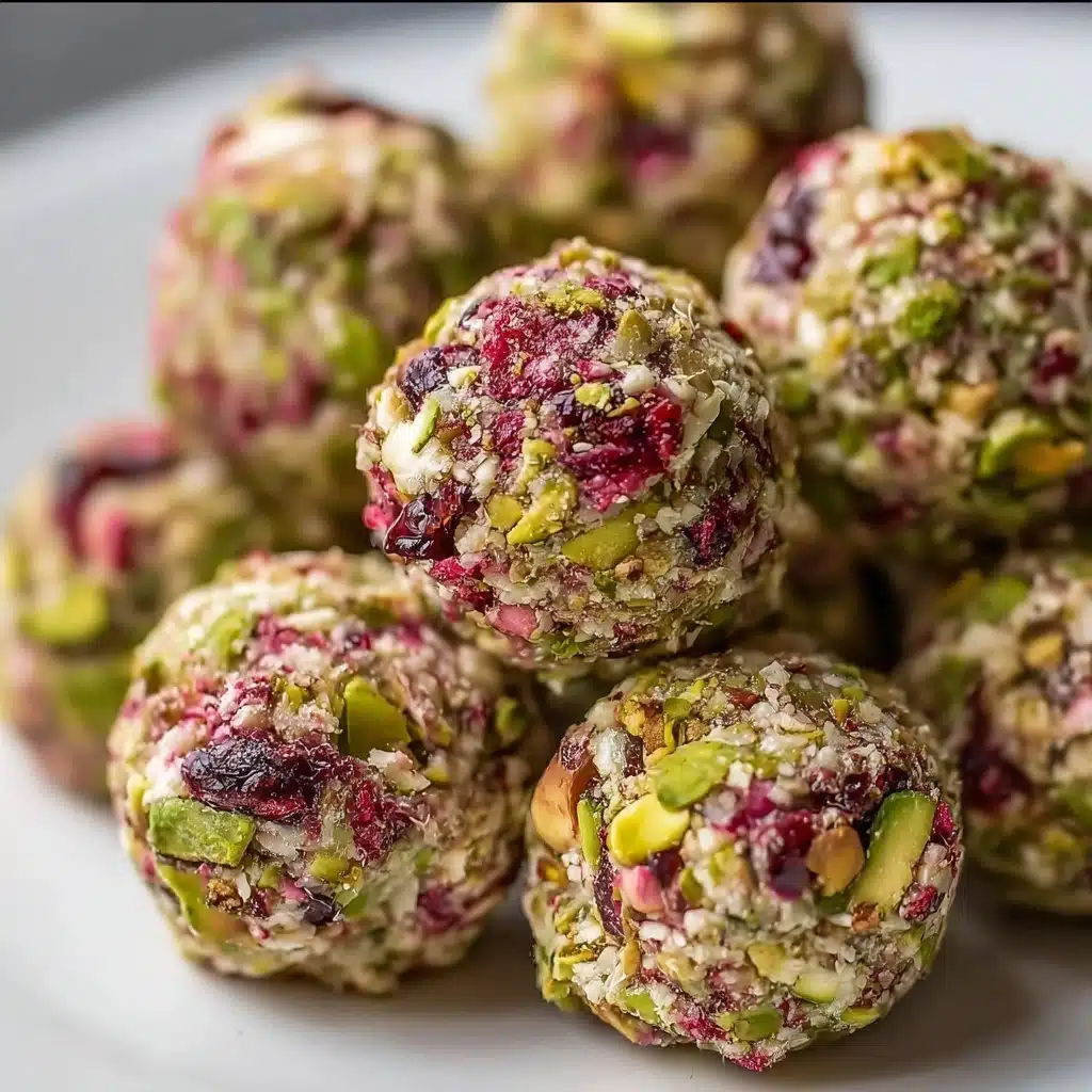 Cranberry Pistachio Protein Bites Recipe - Recipe Image