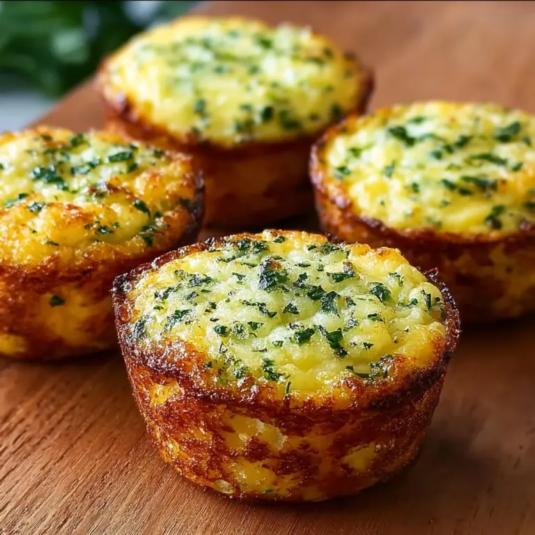 Crispy Parmesan Zucchini Muffins