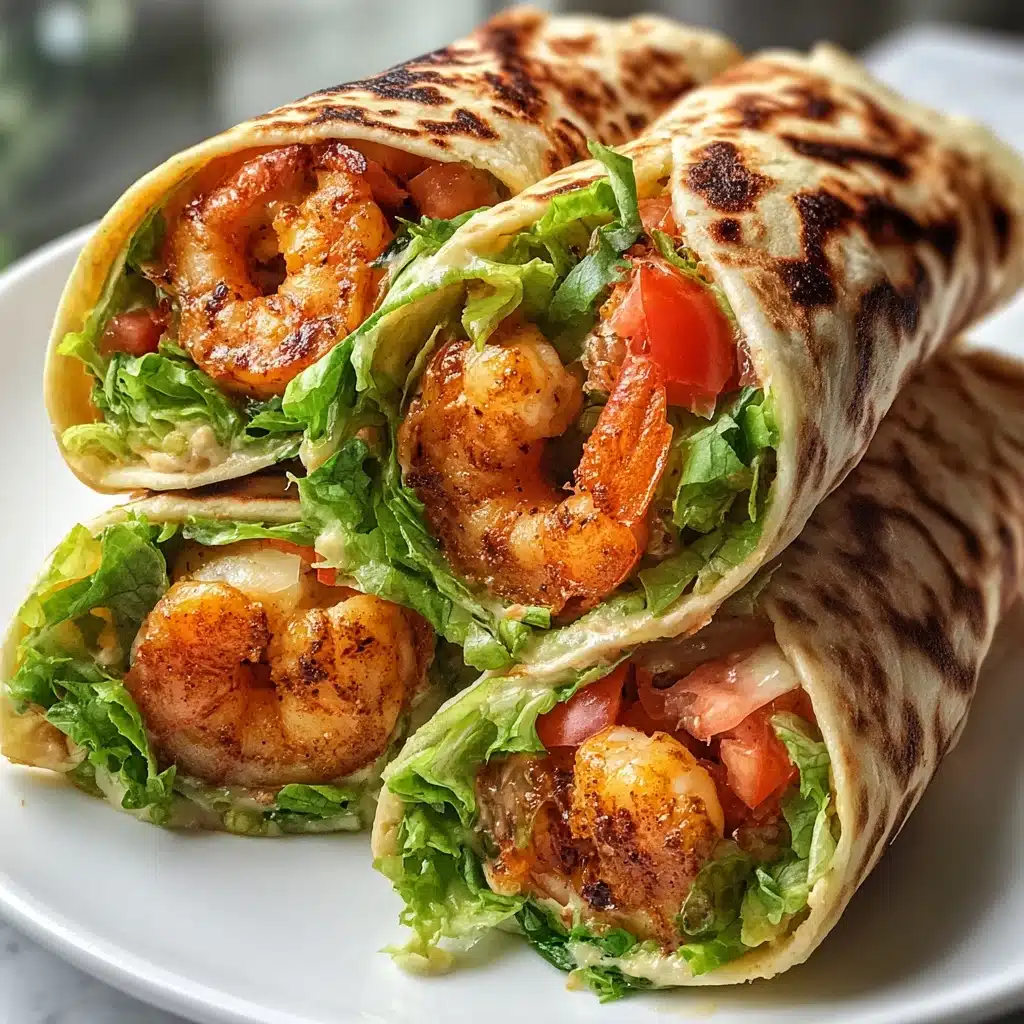 Grilled Shrimp Caesar Wraps Recipe - Recipe Image
