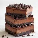 Death-By-Chocolate No Bake Cheesecake Bars Recipe