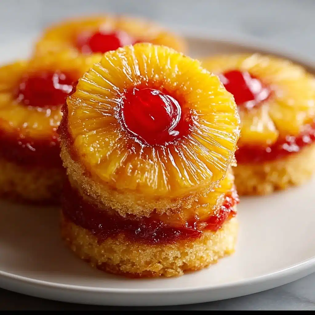 Pineapple Upside-Down Cookies - Recipe Image