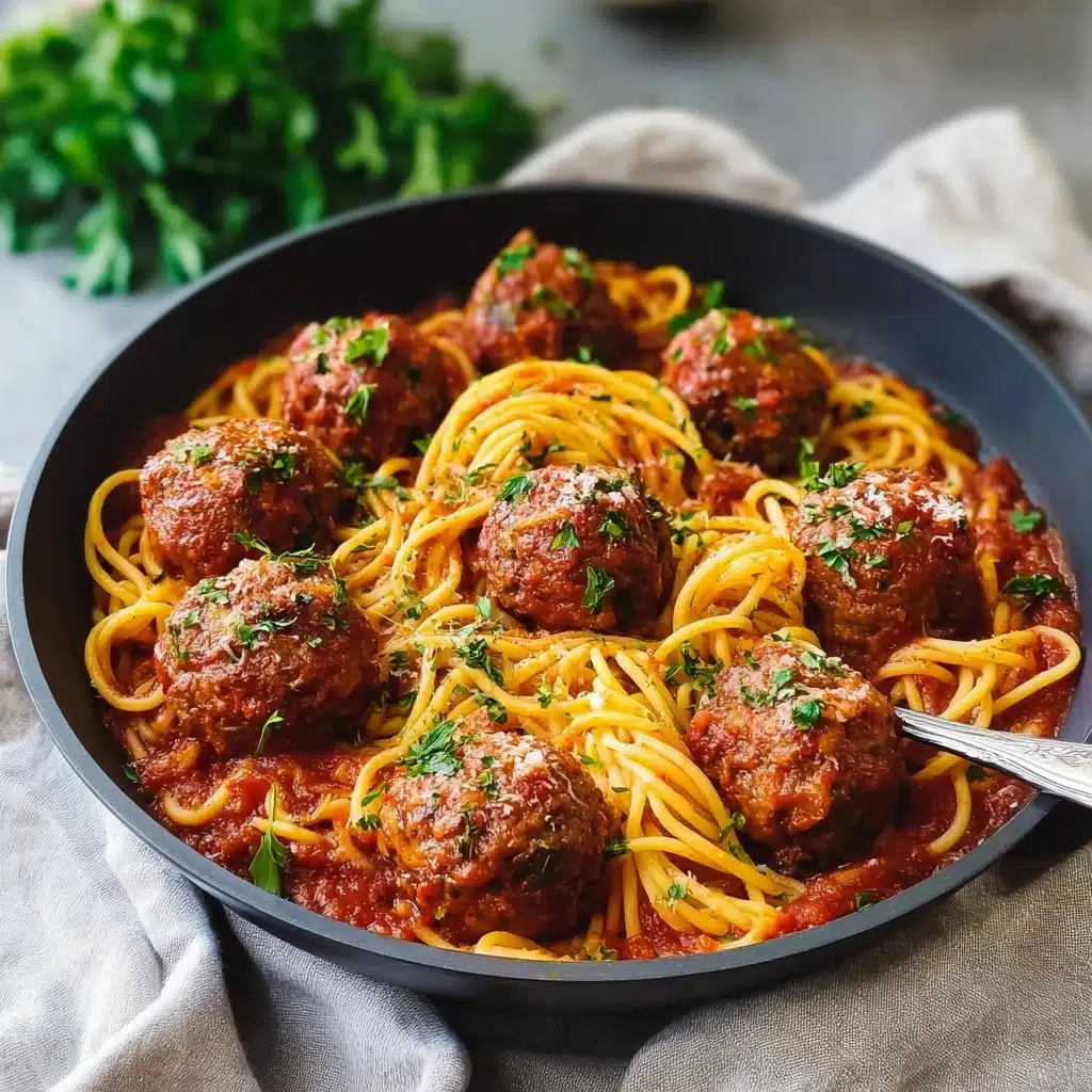 Irresistible Spaghetti and Meatballs Recipe - Recipe Image