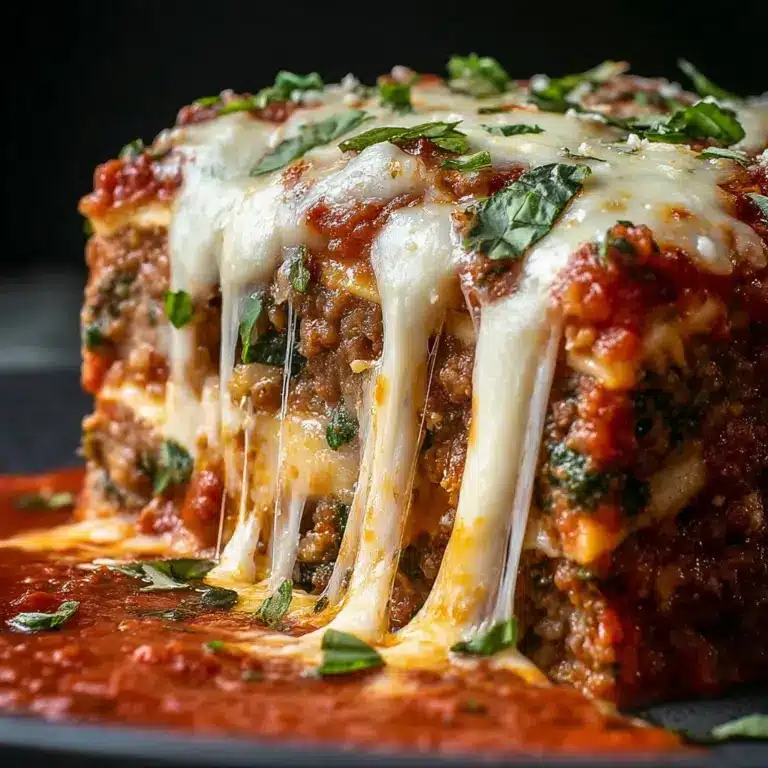 Stuffed Italian Meatloaf Recipe