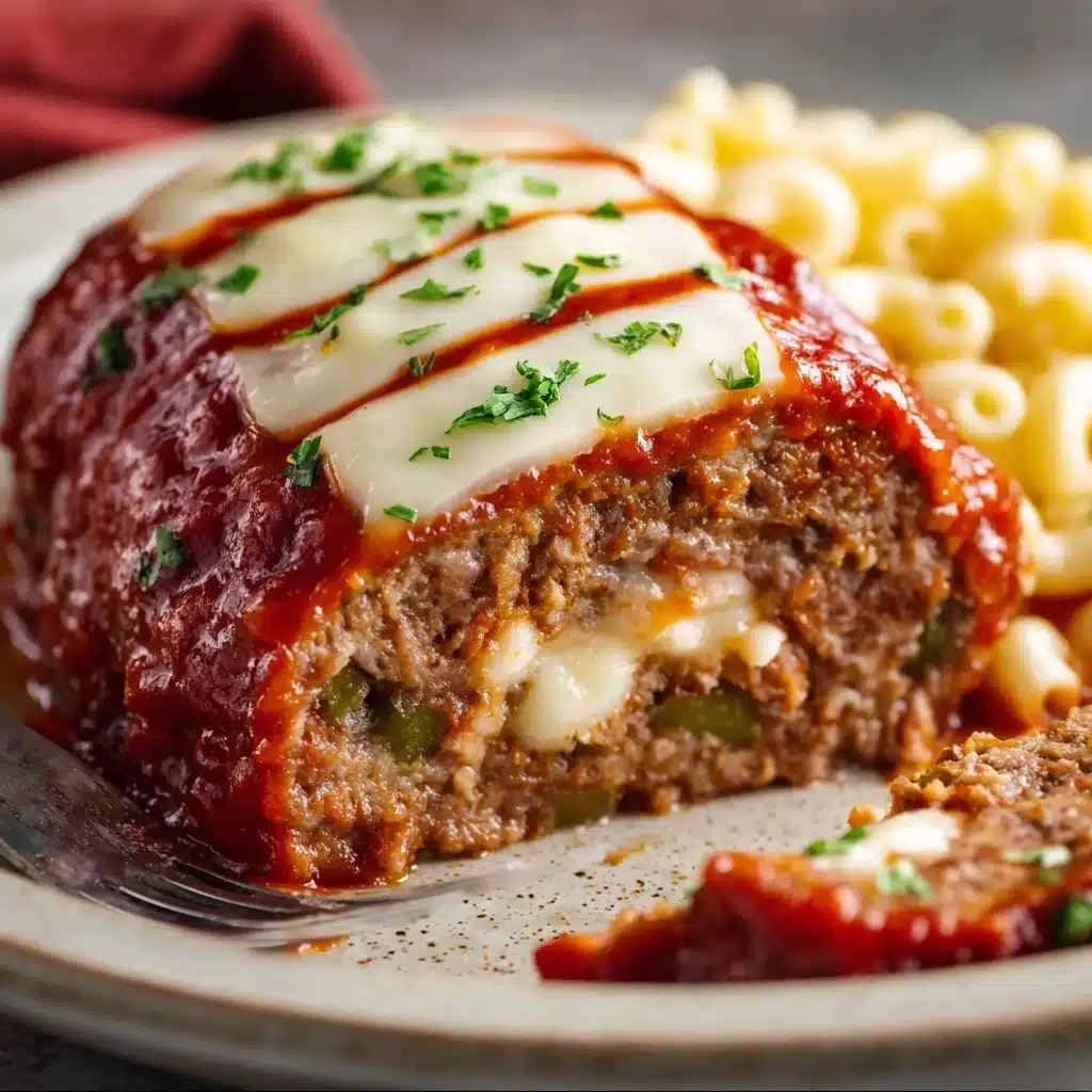 Stuffed Italian Meatloaf Recipe - Recipe Image