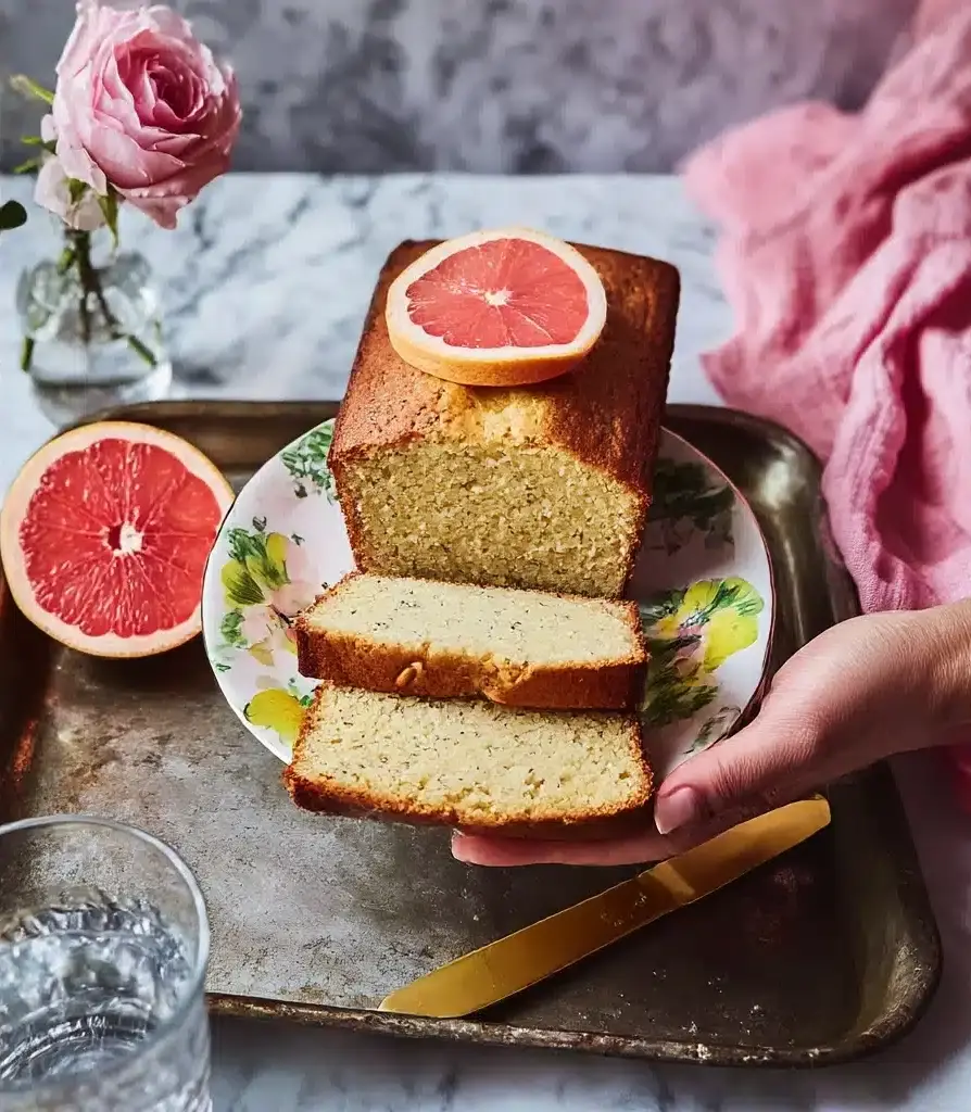 Grapefruit Poppyseed Loaf Cake Recipe