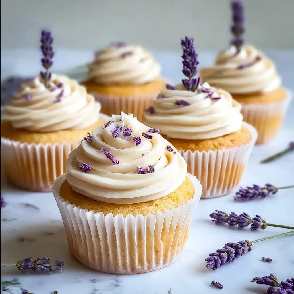 Lavender Honey Cupcakes Recipe - Recipe Image
