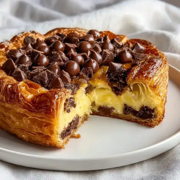 Decadent Chocolate Croissant Breakfast Bake Recipe