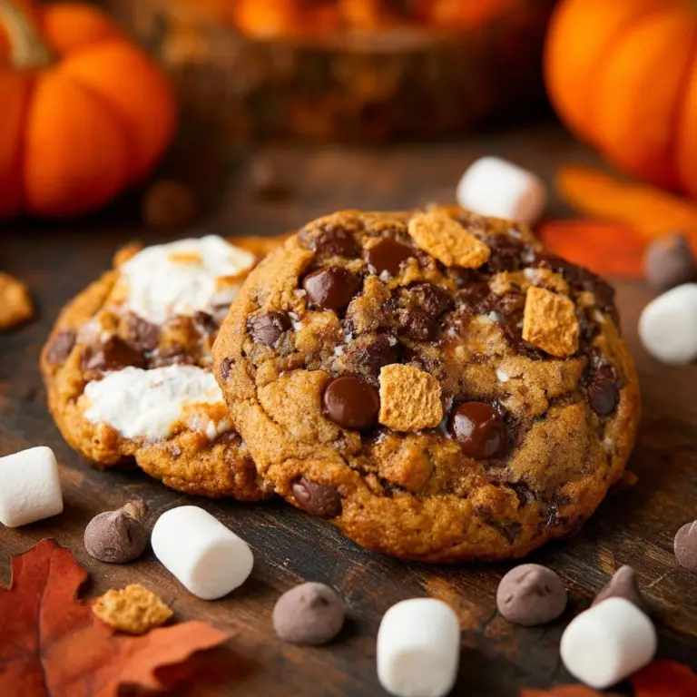 Pumpkin S’mores Cookies Recipe