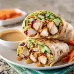 Thai Peanut Chicken Wraps Recipe