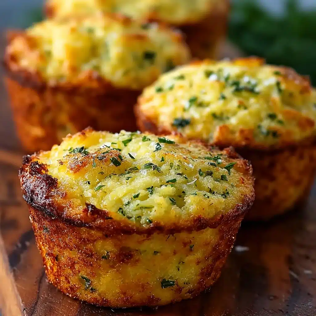 Crispy Parmesan Zucchini Muffins - Recipe Image