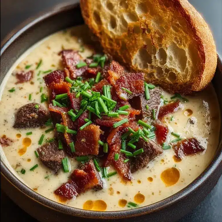 Philly Cheesesteak Soup Recipe