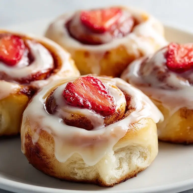 Strawberry Cheesecake Cinnabon Rolls Recipe