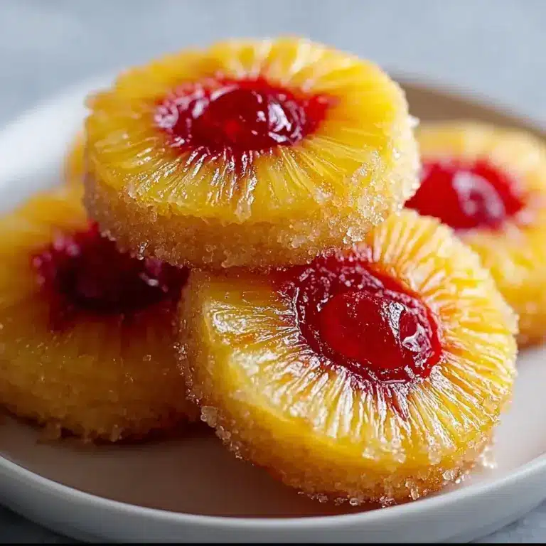 Pineapple Upside-Down Cookies