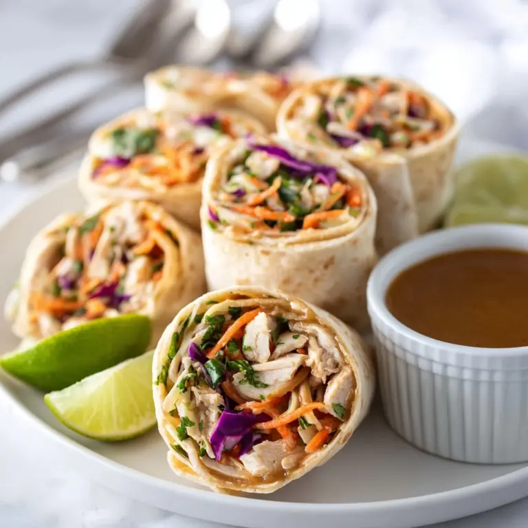 Peanut Chicken Wrap Recipe