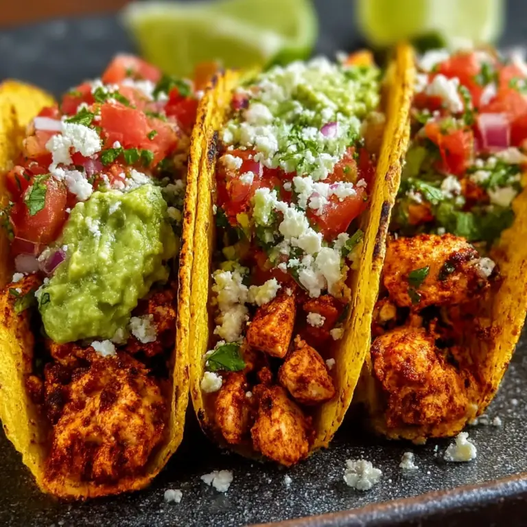 Chicken Street Tacos Recipe