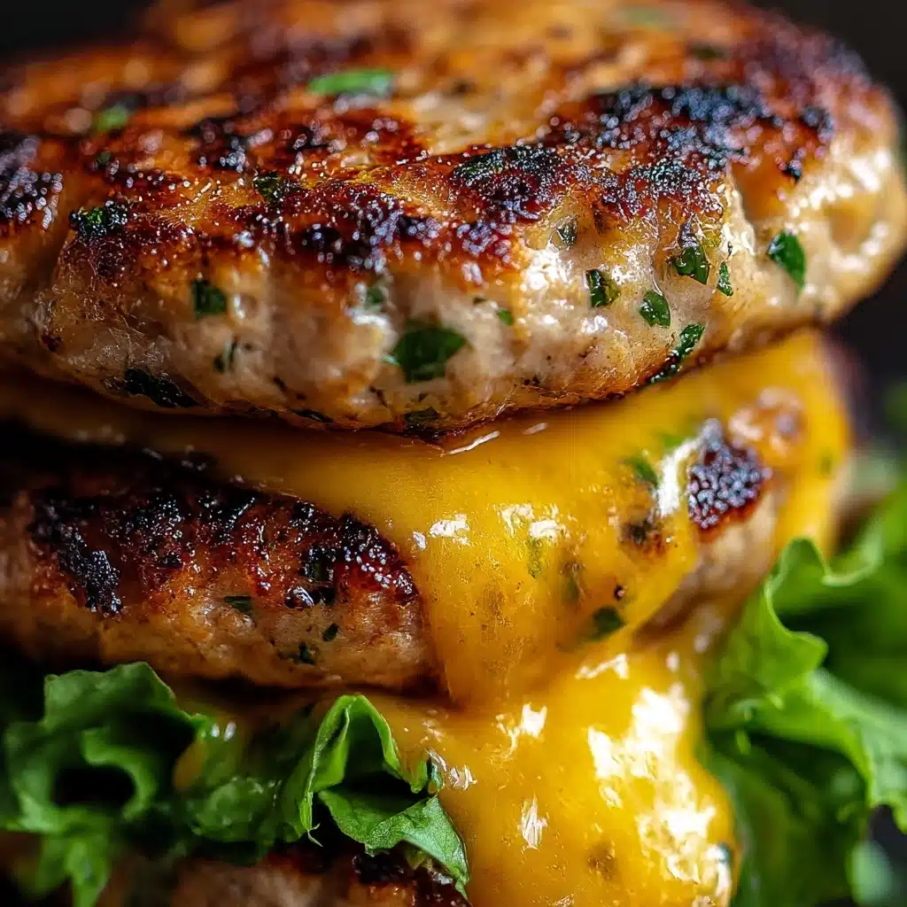 Cheddar Ranch Chicken Burgers Recipe - Recipe Image