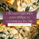 Chicken and Spinach Casserole with Cream Cheese Recipe