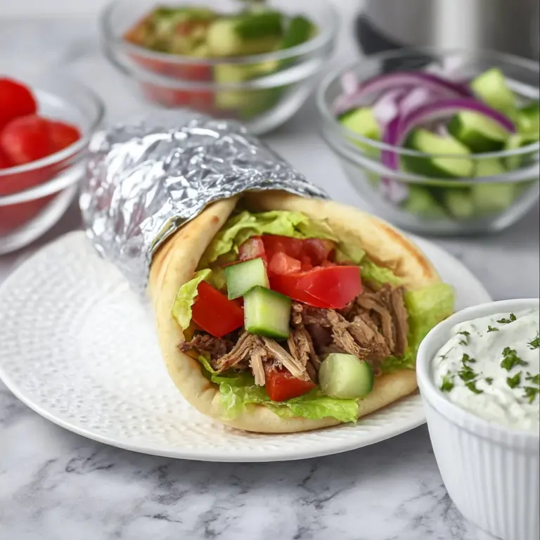 Slow Cooker Beef Gyros Recipe