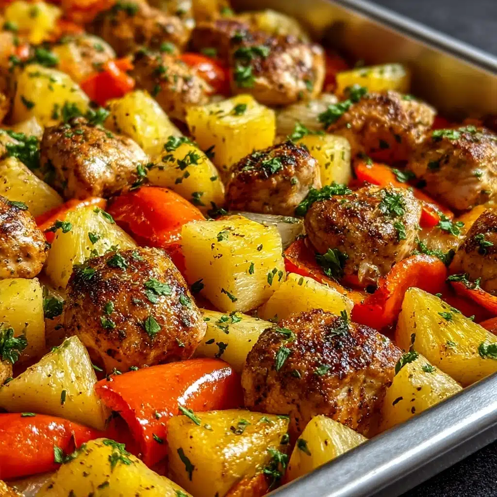 
Hawaiian Chicken Sheet Pan Recipe - Recipe Image