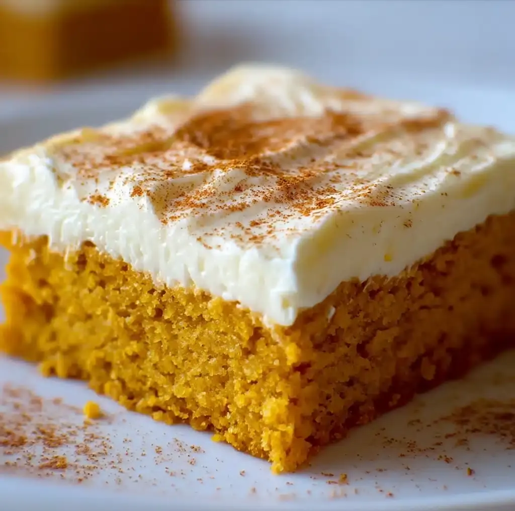 Old Fashioned Pumpkin Bars with Cream Cheese Frosting Recipe