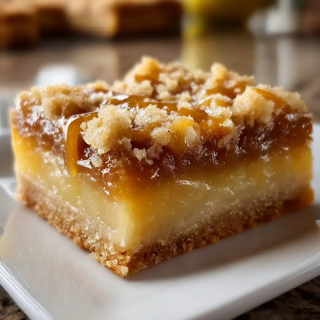 Salted Caramel Apple Crumble Bars Fall Treat Recipe - Recipe Image