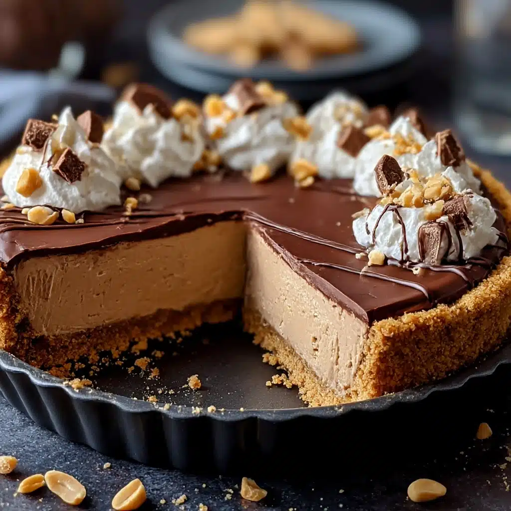 Irresistible No-Bake Cream Cheese Peanut Butter Pie Recipe - Recipe Image