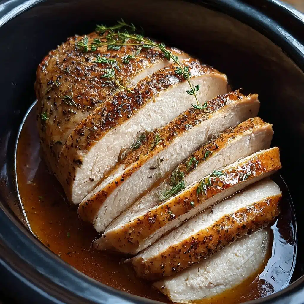 Slow Cooker Amish Maple Turkey Breast Recipe - Recipe Image