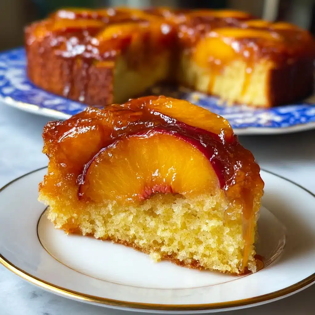 Brown Sugar Peach Cake Recipe - Recipe Image