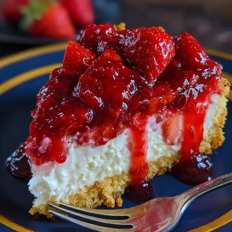 Easy Strawberry Cheesecake Dump Cake Recipe