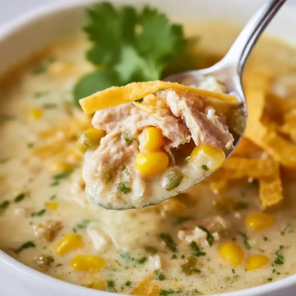 Green Chile Chicken Enchilada Soup Recipe - Recipe Image