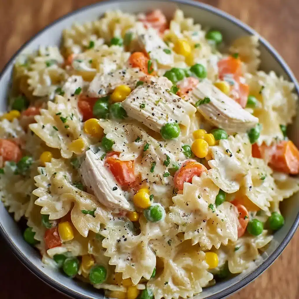 Chicken Pot Pie Pasta Recipe - Recipe Image