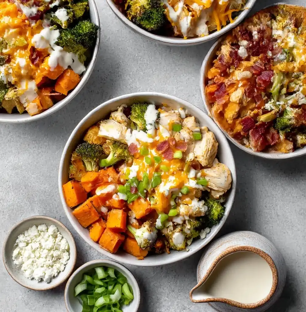 Buffalo Chicken Sweet Potato Casserole Recipe
