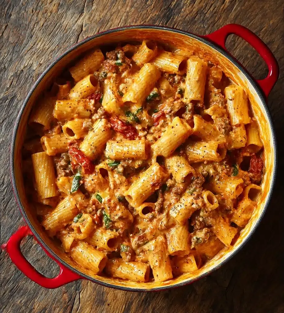 Eggplant and Sun-Dried Tomato Ricotta Pasta Recipe
