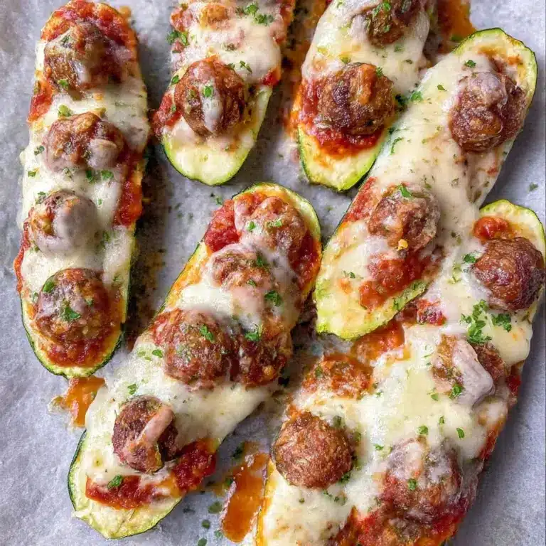 Zucchini Meatball Subs (Keto + Low Carb!) Recipe