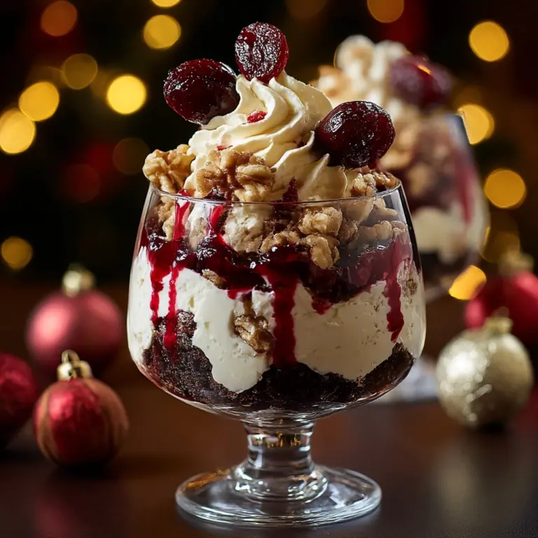 Black Forest Trifle for Christmas Recipe