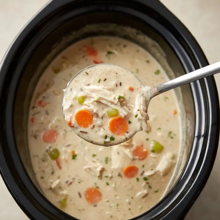 Crockpot Chicken Wild Rice Soup Recipe