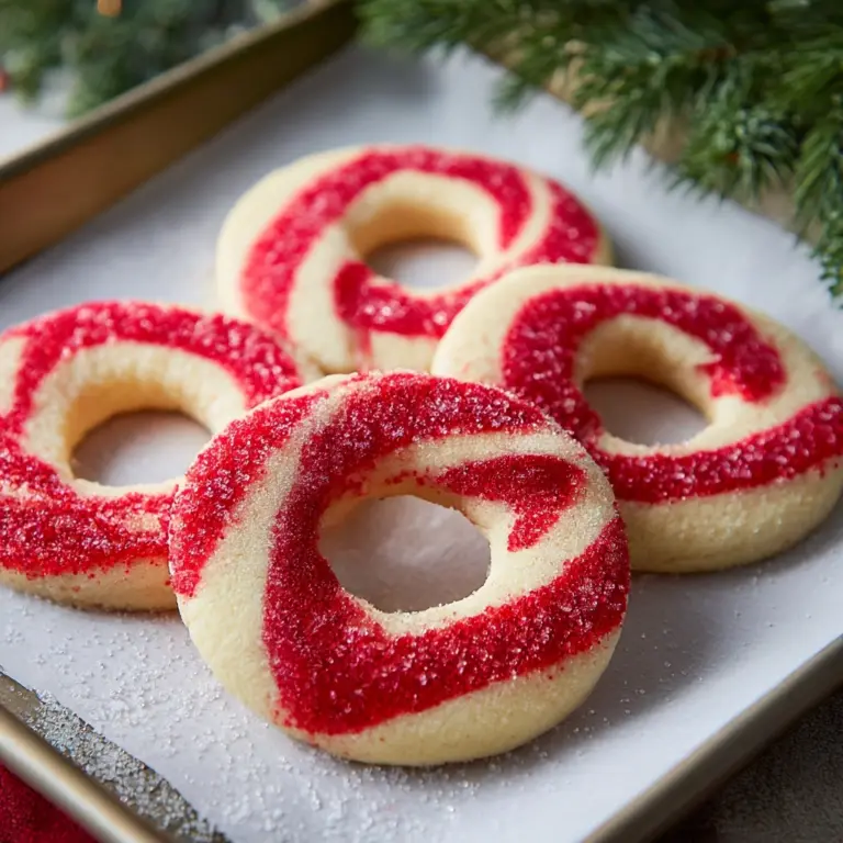 Candy Cane Cookies Recipe