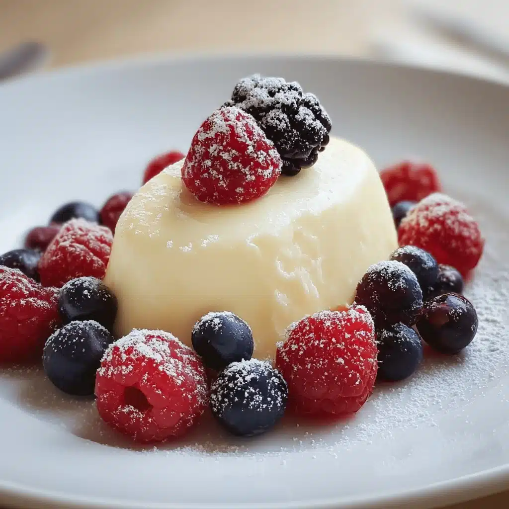 Bavarian Cream and Berries Recipe - Recipe Image
