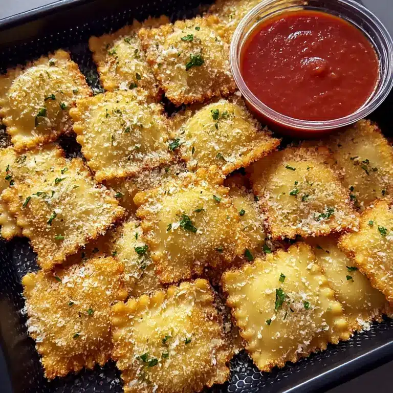 Toasted Ravioli in Air Fryer or Oven – Crispy & Perfectly Golden