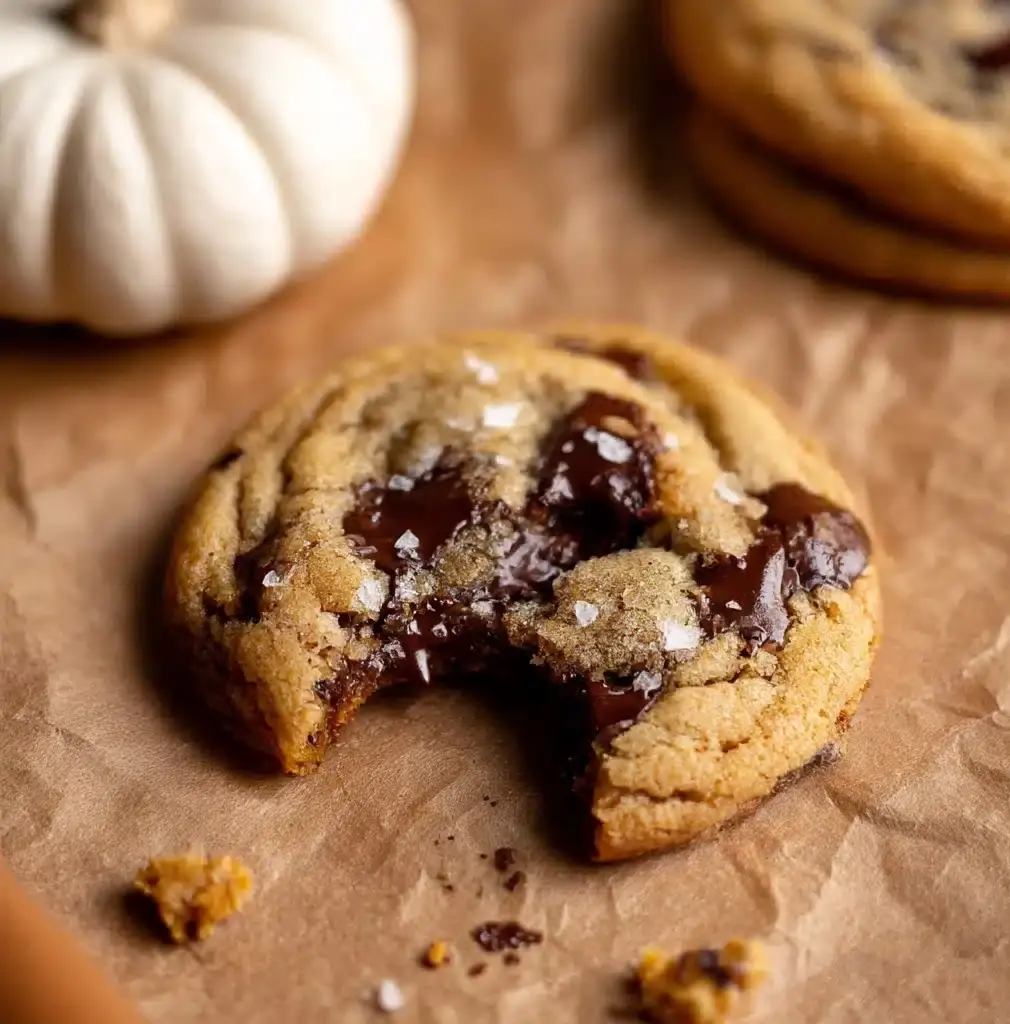 Thick & Chewy Pumpkin Chocolate Chip Cookies Recipe