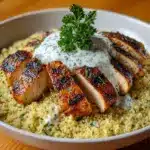 Greek Chicken with Tzatziki and Couscous Recipe