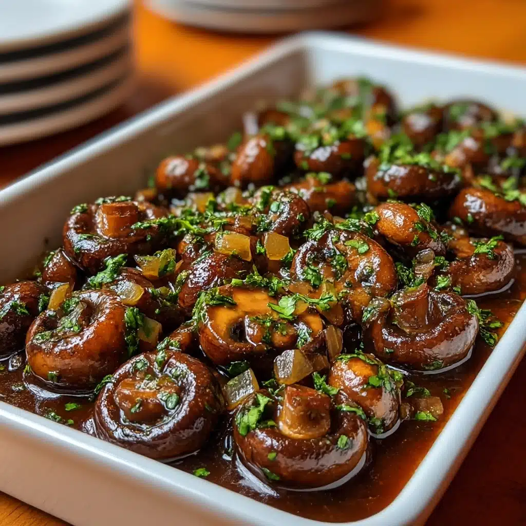 Balsamic Roasted Mushrooms Recipe - Recipe Image