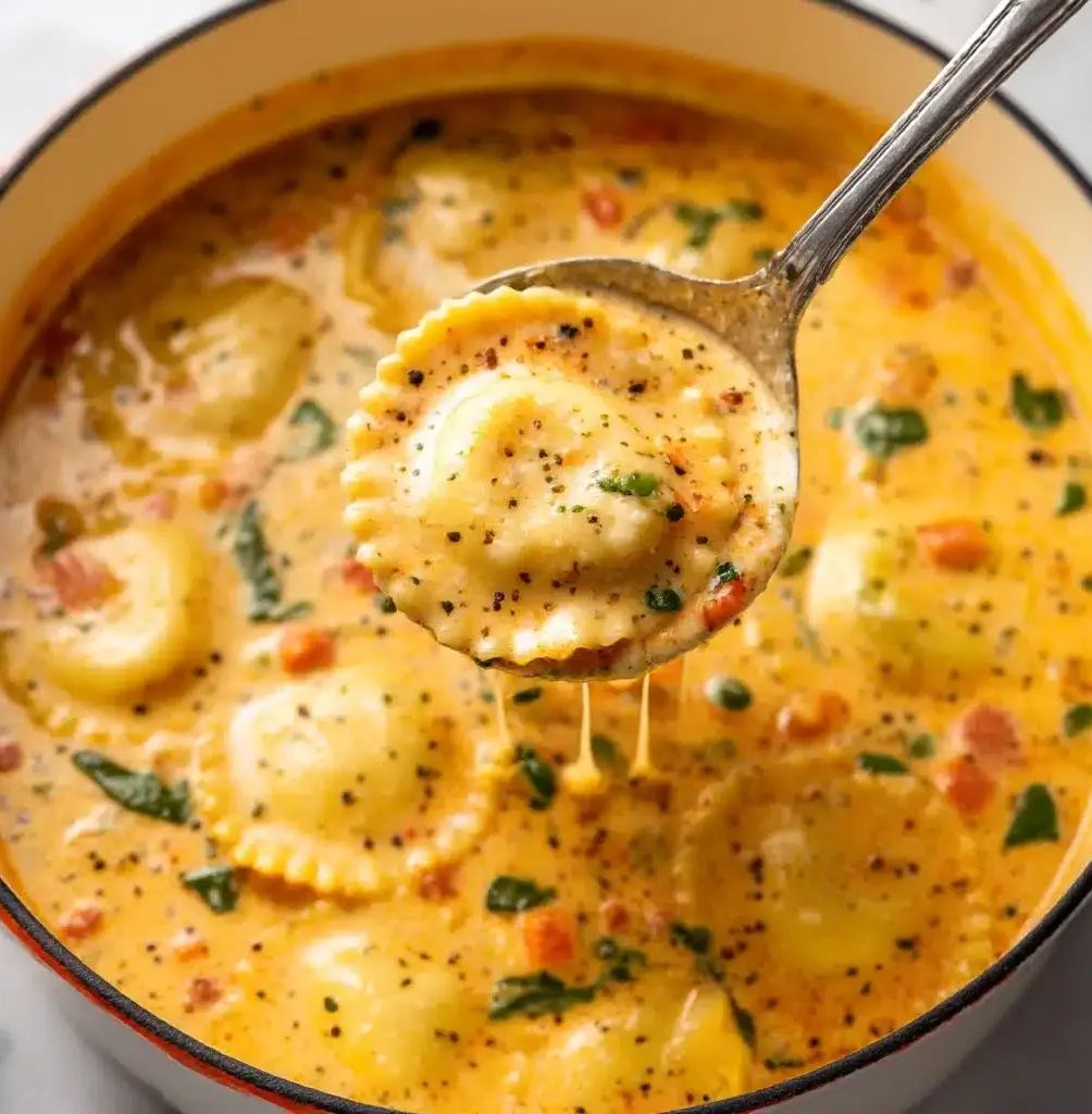 Creamy Ravioli Soup Recipe
