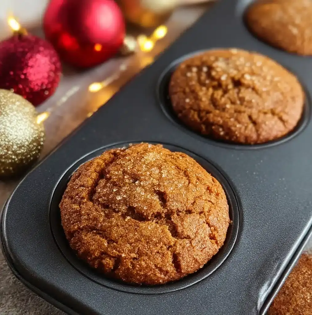 Bakery Style Gingerbread Muffins Recipe
