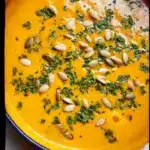 Vegetarian coconut carrot curry soup Recipe