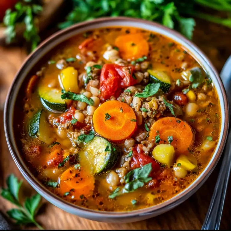 Ground Turkey Vegetable Soup (Weight Loss Soup) Recipe